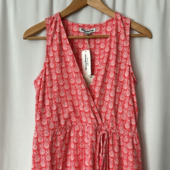 Tommy Bahama NWT Pink Tutti Frutti Pineapple Sleeveless Sundress **Size XS**🍍🍍 - Picture 4 of 7